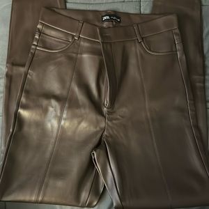 Brown “Leather” Pants